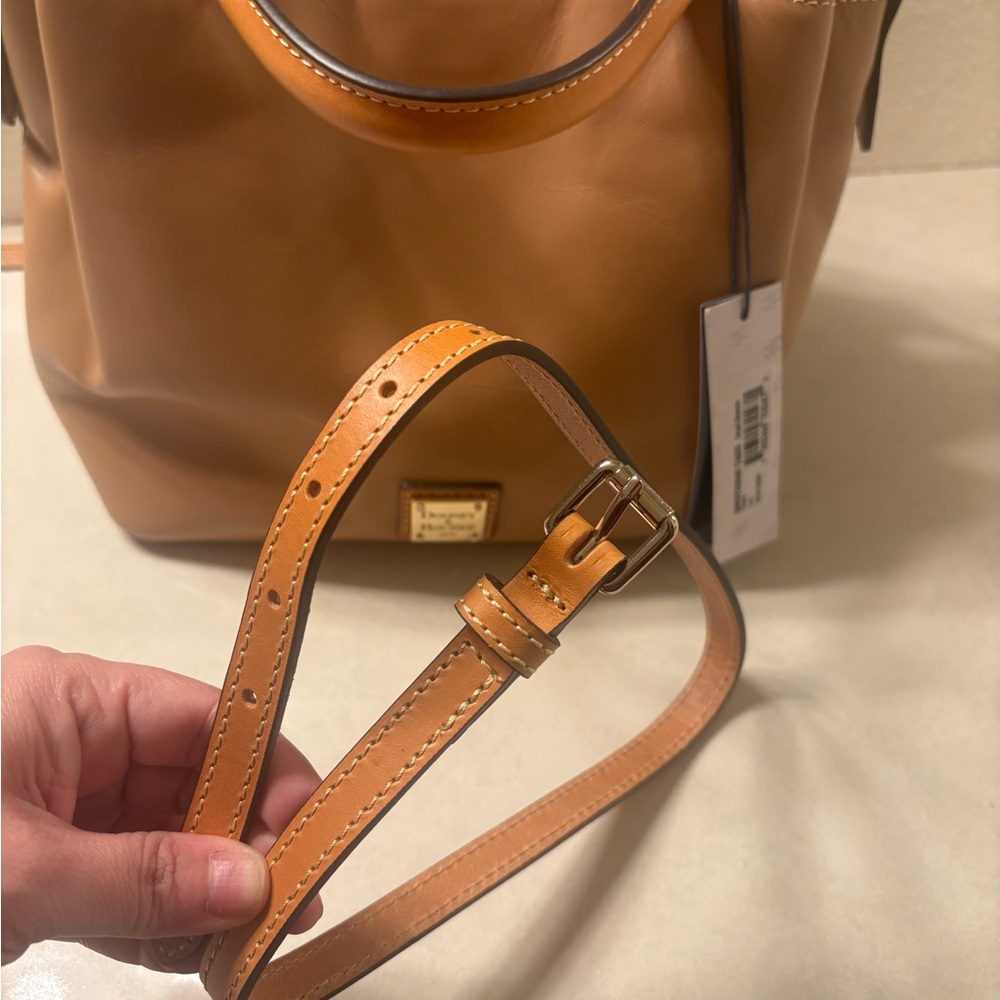 Dooney & Bourke Smooth Leather Satchel - Picture 6 of 11